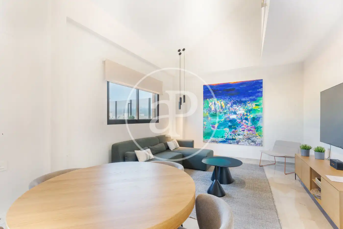 Sala de estar de Ático en venta en Valencia con Aire acondicionado, Calefacción y Terraza