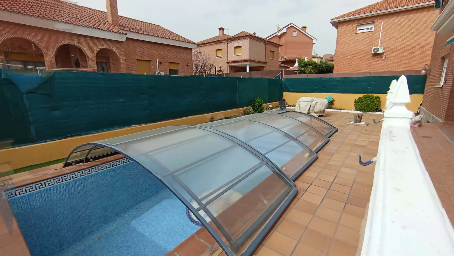 Swimming pool of Houses for sale in Meco  with Heating, Terrace and Swimming Pool