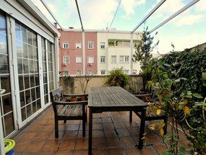 Terrace of Attic to rent in  Madrid Capital  with Air Conditioner, Heating and Terrace