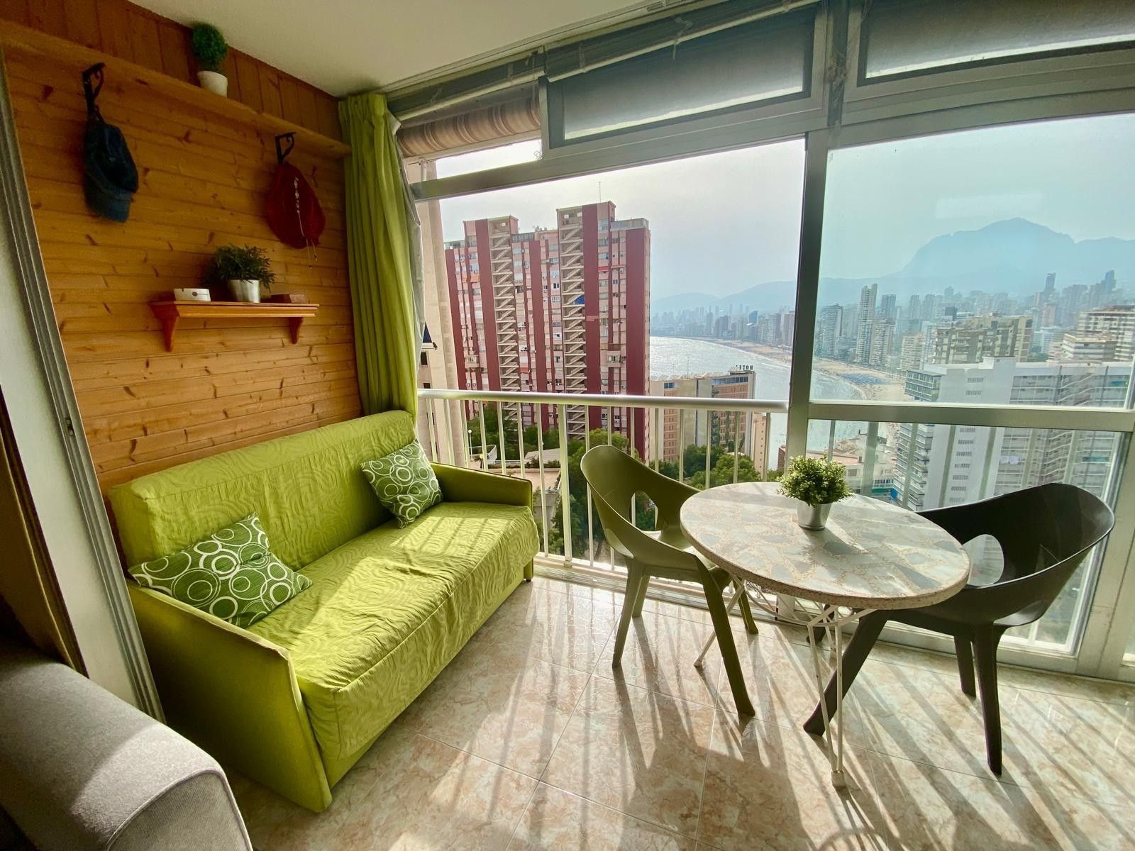 Bedroom of Flat for sale in Benidorm  with Terrace, Furnished and Oven