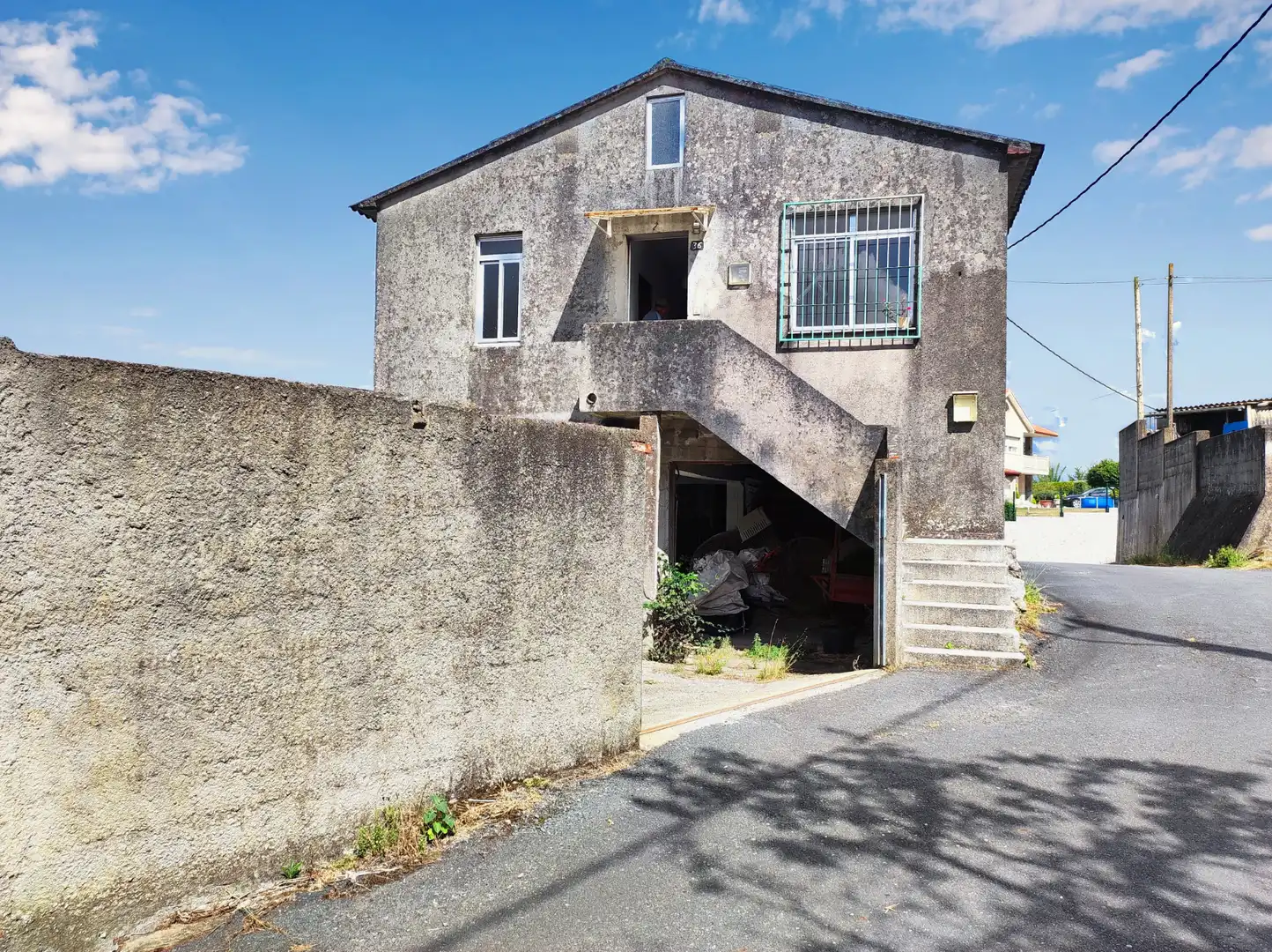 Vista exterior de Casa o chalet en venta en Carral con Jardín privado y Terraza