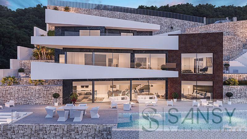 Vista exterior de Casa o xalet en venda en Benissa amb Aire condicionat, Calefacció i Terrassa