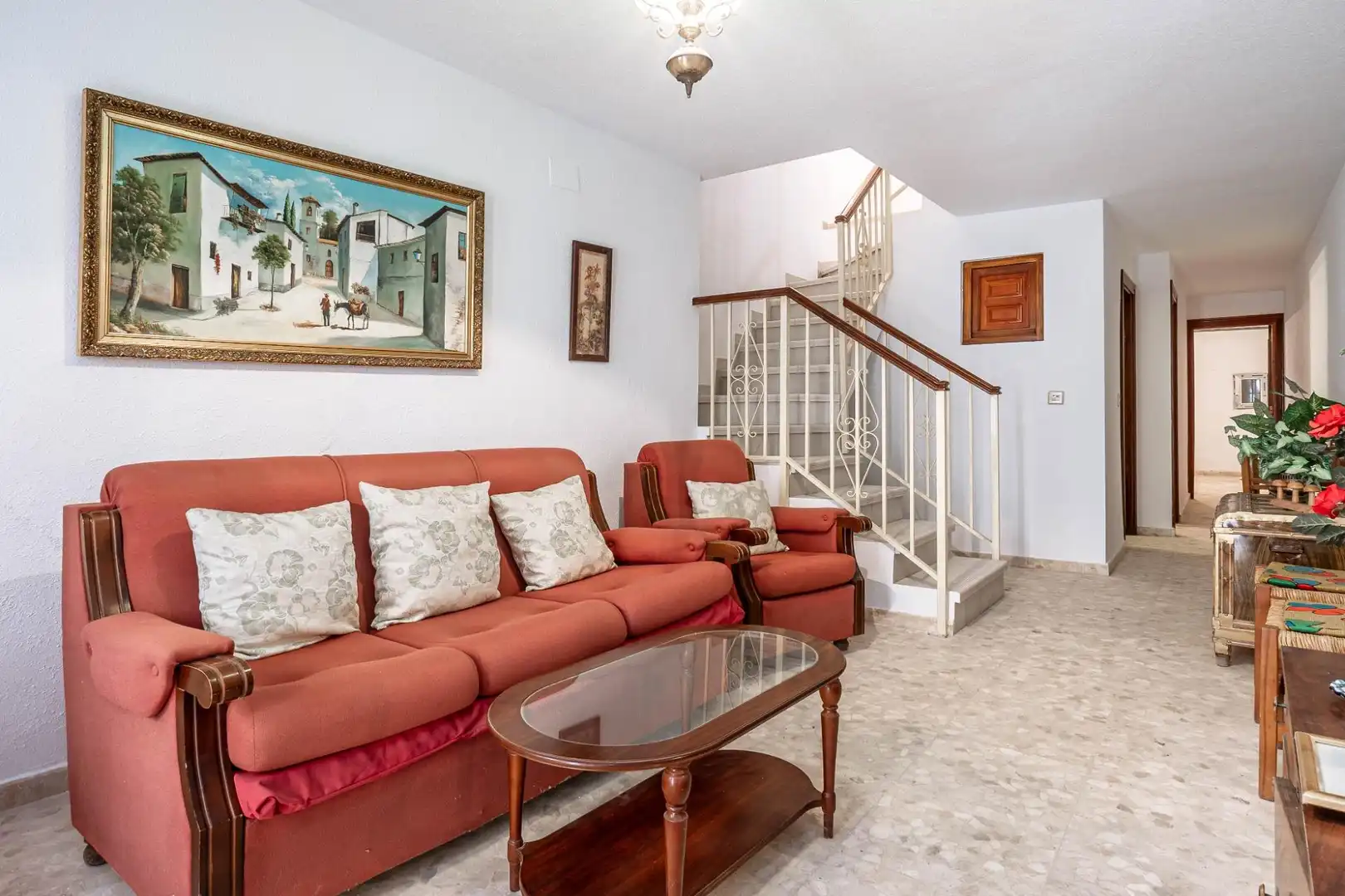 Sala de estar de Casa o chalet en venta en La Taha con Trastero