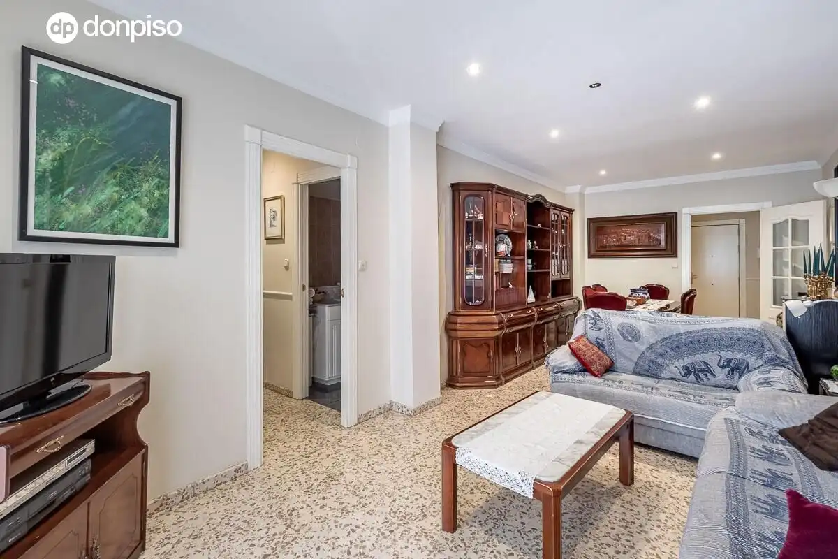 Living room of Flat for sale in Granada  with Heating and Terrace