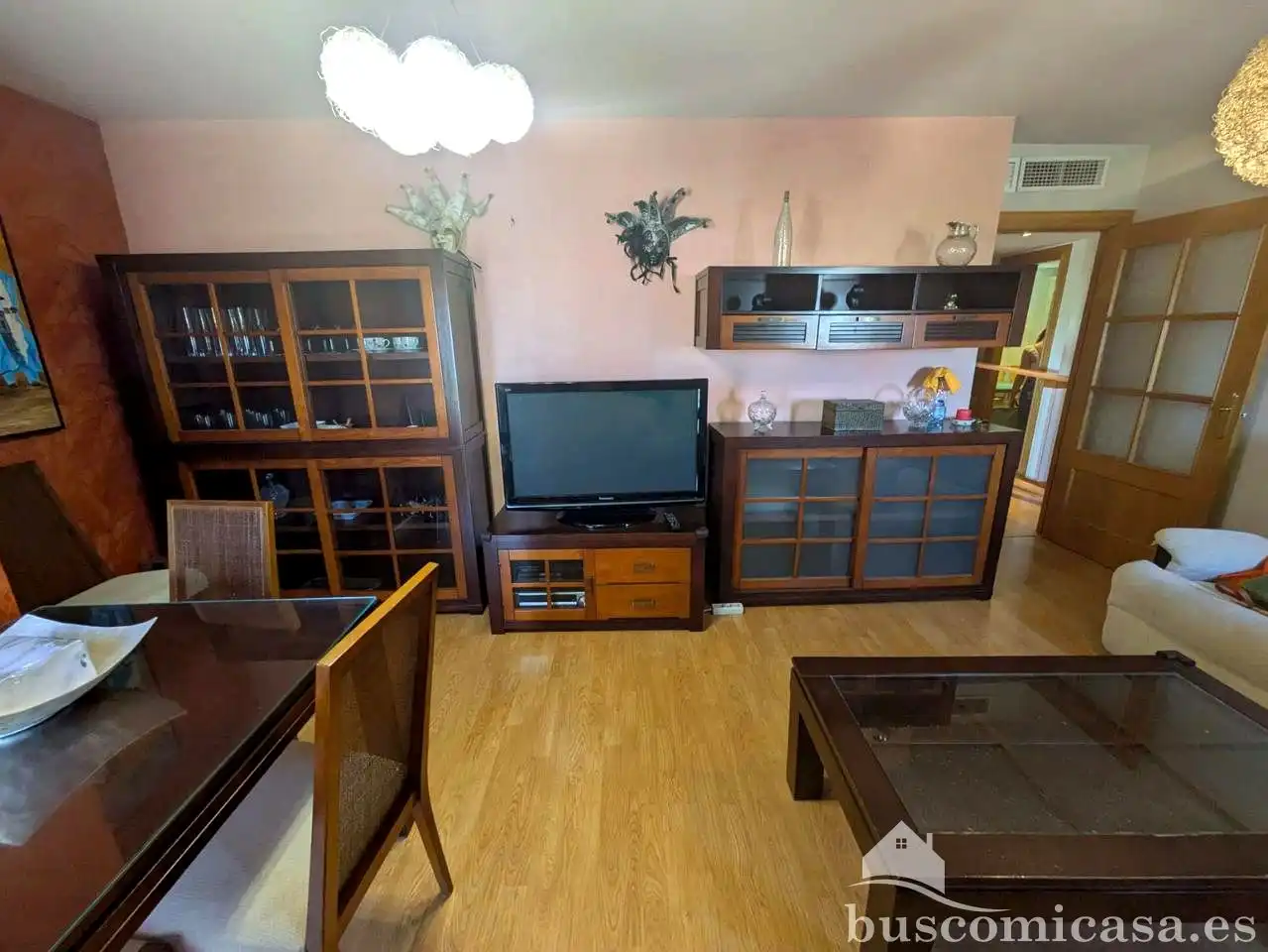 Living room of Flat for rent in Linares  with Air Conditioner and Furnished