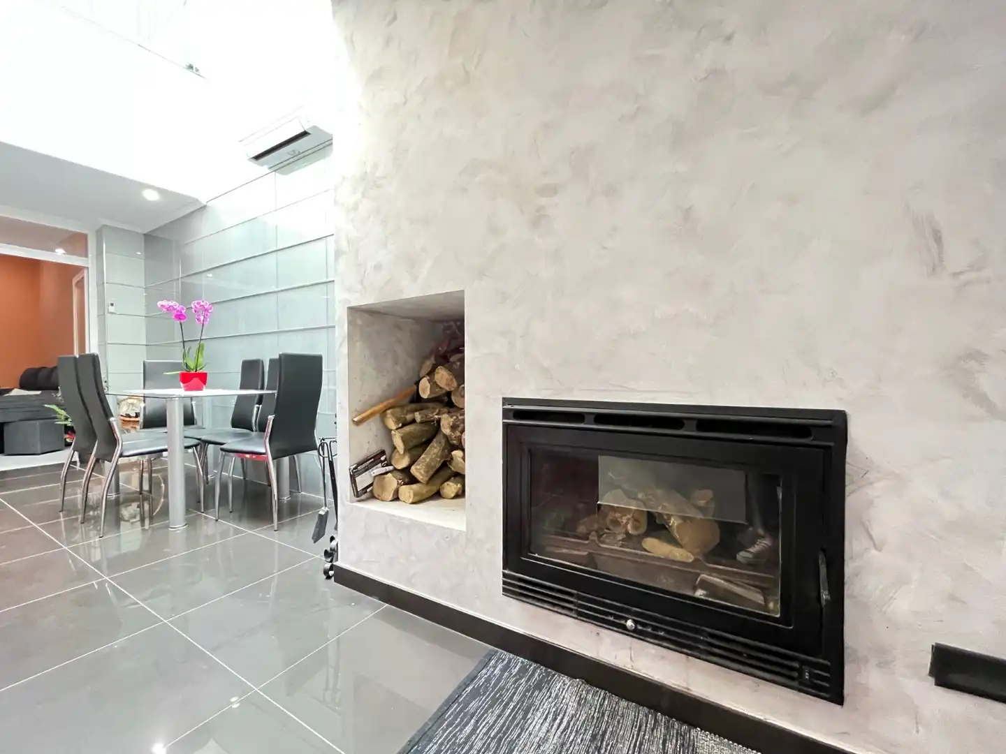 Living room of Houses for sale in Rafelcofer  with Air Conditioner, Terrace and Furnished