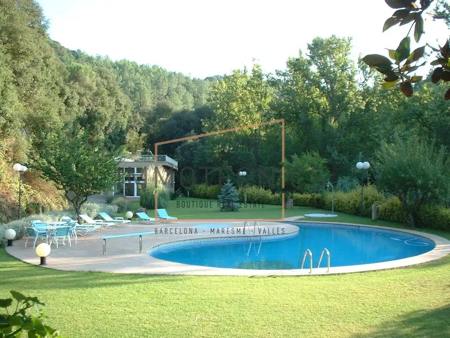 Piscina de Finca rústica en venda en Sant Iscle de Vallalta amb Calefacció, Jardí privat i Piscina