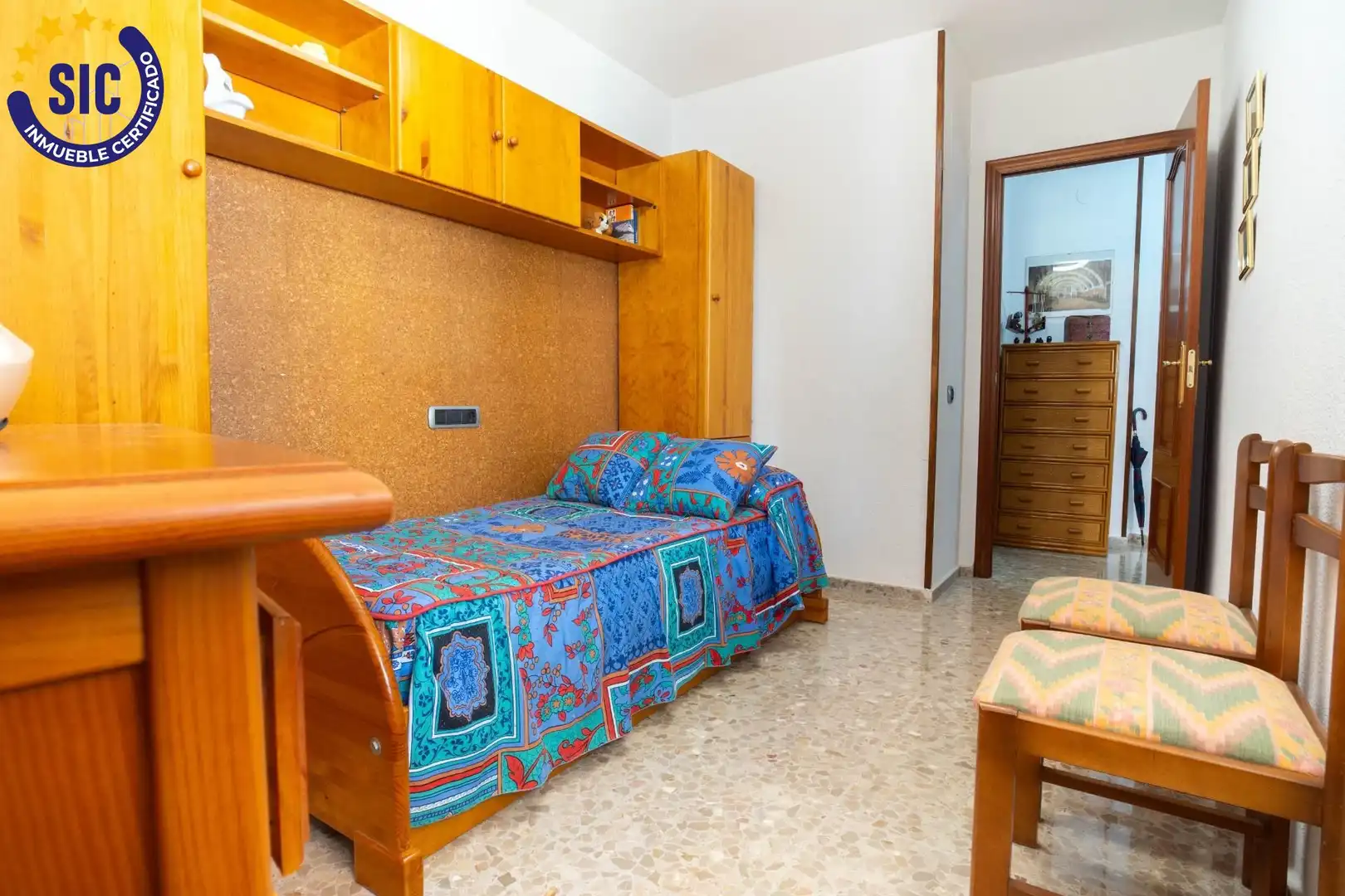 Dormitori de Apartament en venda en Oropesa del Mar / Orpesa amb Terrassa i Moblat