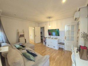 Living room of Attic for sale in  Madrid Capital  with Air Conditioner, Heating and Terrace