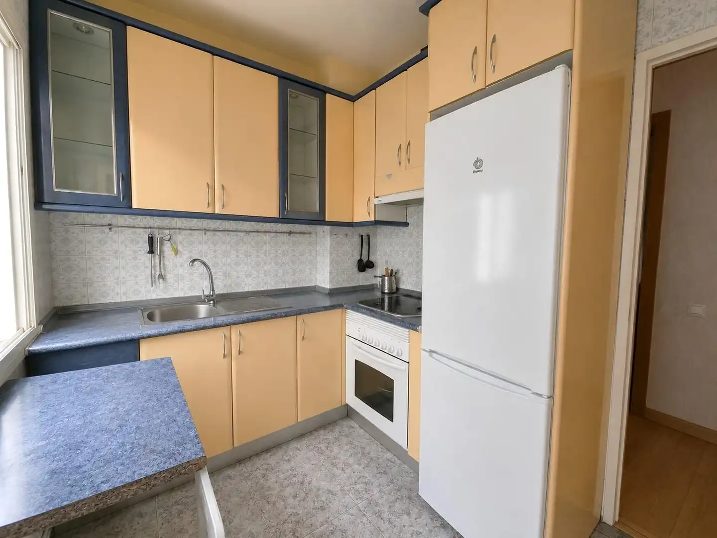 Kitchen of Flat for sale in Plasencia  with Air Conditioner