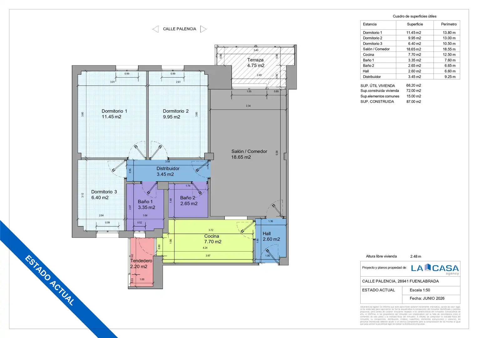 Piso en venta en Fuenlabrada con Aire acondicionado, Calefacción y Terraza