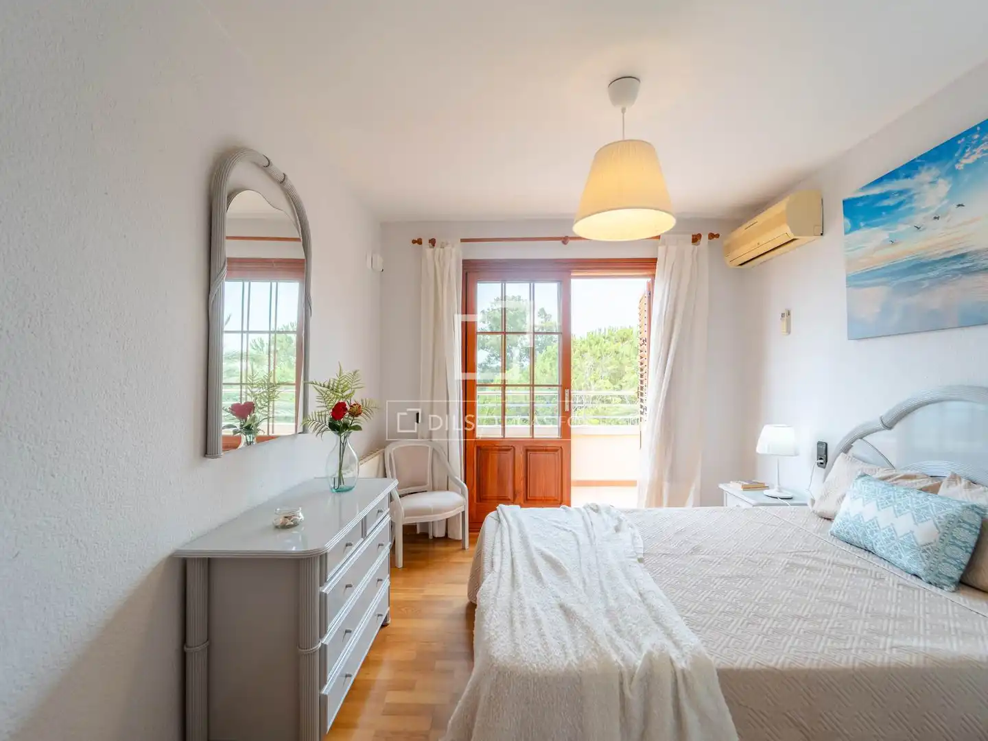Dormitori de Casa o xalet de lloguer en La Pobla de Farnals amb Aire condicionat, Calefacció i Terrassa