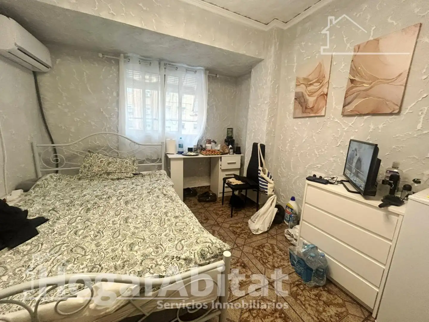 Schlafzimmer von Wohnung zum Verkauf in Valencia mit Klimaanlage