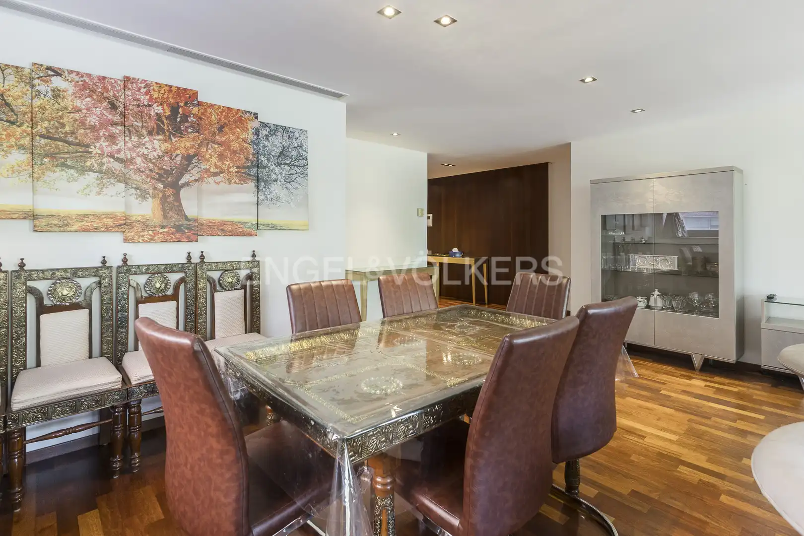 Comedor de Piso de alquiler en Barcelona con Aire acondicionado, Calefacción y Jardín privado