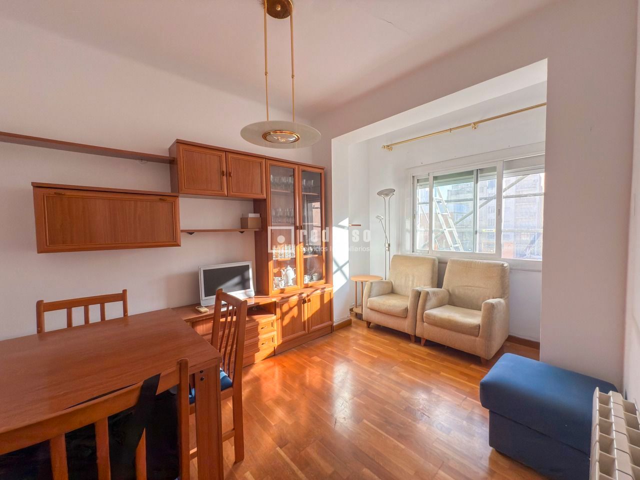 Sala d'estar de Pis en venda en  Barcelona Capital amb Aire condicionat, Calefacció i Parquet