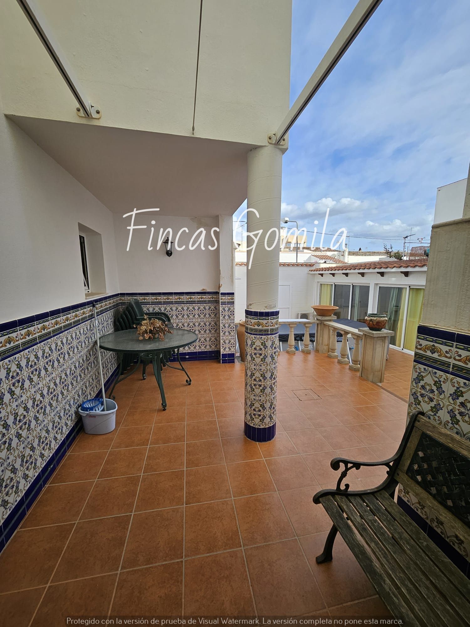 Terrassa de Finca rústica en venda en Es Castell