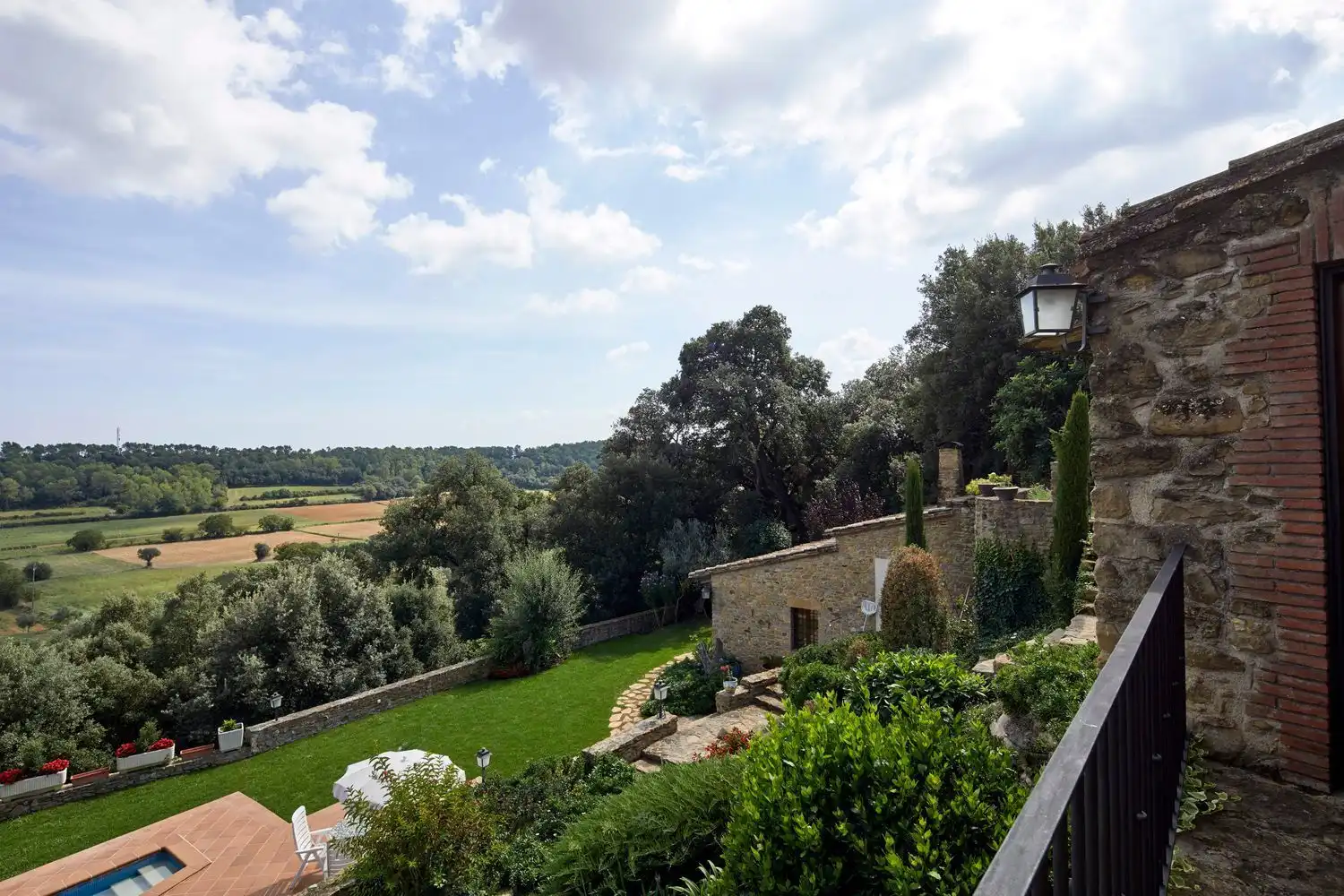 Terraza de Casa o chalet de alquiler en Madremanya con Aire acondicionado, Jardín privado y Terraza