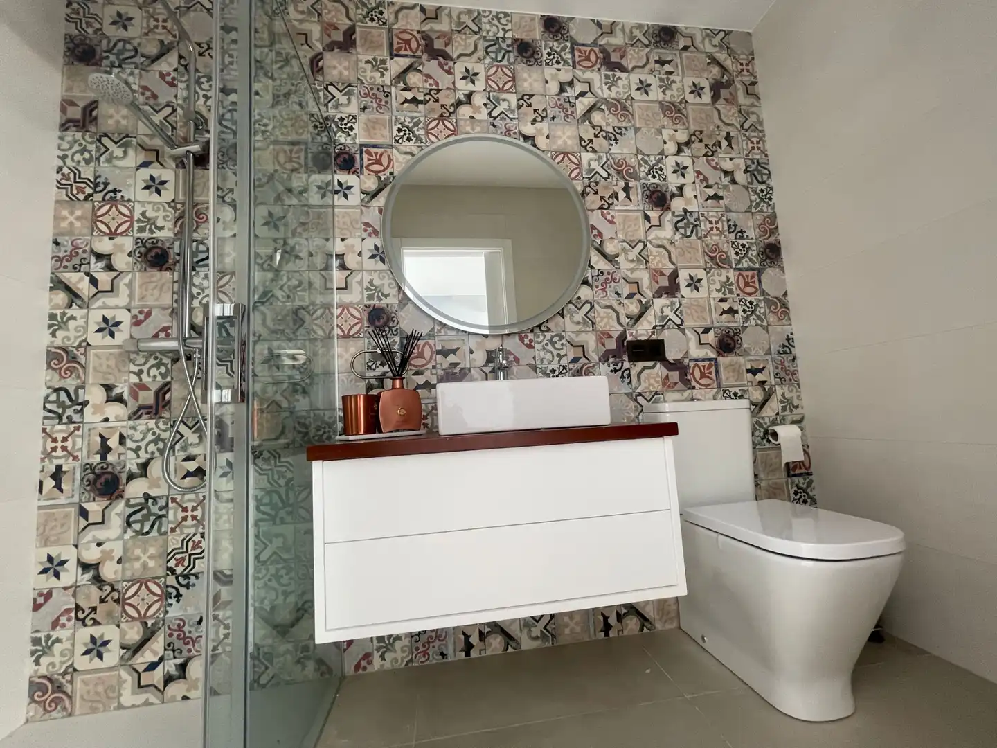 Baño de Casa o chalet en venta en Chiclana de la Frontera con Aire acondicionado, Calefacción y Jardín privado