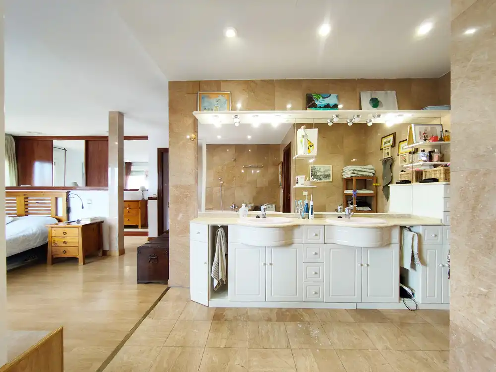 Baño de Casa o chalet en venta en Guadarrama con Calefacción, Jardín privado y Parquet