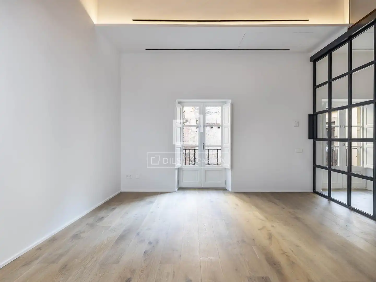 Schlafzimmer von Wohnung zum Verkauf in Barcelona mit Klimaanlage, Heizung und Parkett