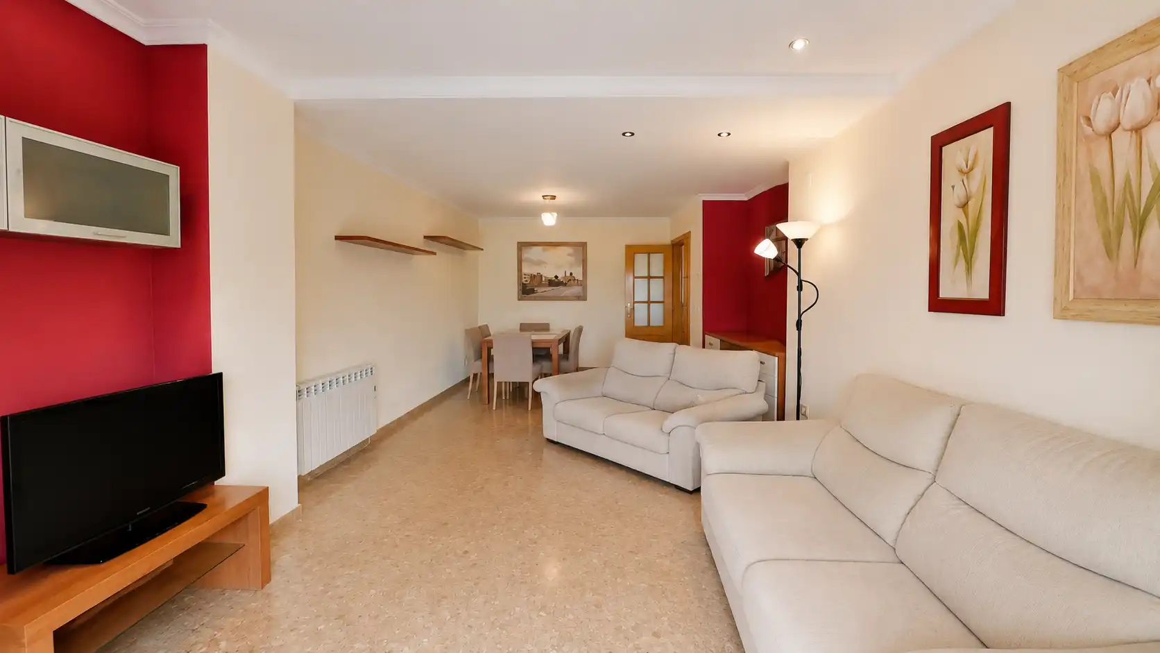 Sala de estar de Piso en venta en Cheste con Calefacción y Balcón