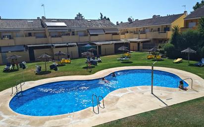 Garden of Single-family semi-detached for sale in Estepona  with Terrace, Storage room and Community pool