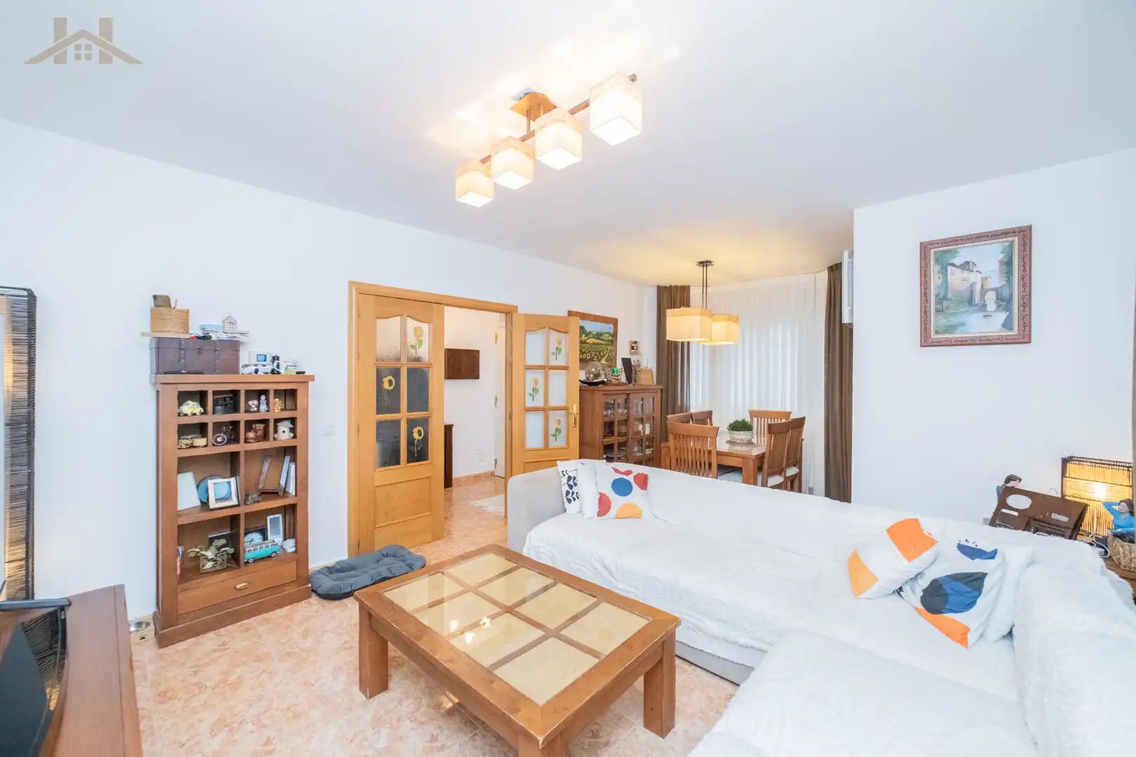Sala de estar de Casa o chalet en venta en Ugena con Aire acondicionado, Calefacción y Jardín privado