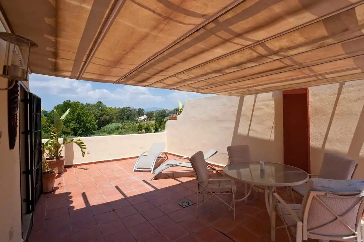 Terrassa de Casa o xalet de lloguer en Marbella amb Aire condicionat, Jardí privat i Terrassa