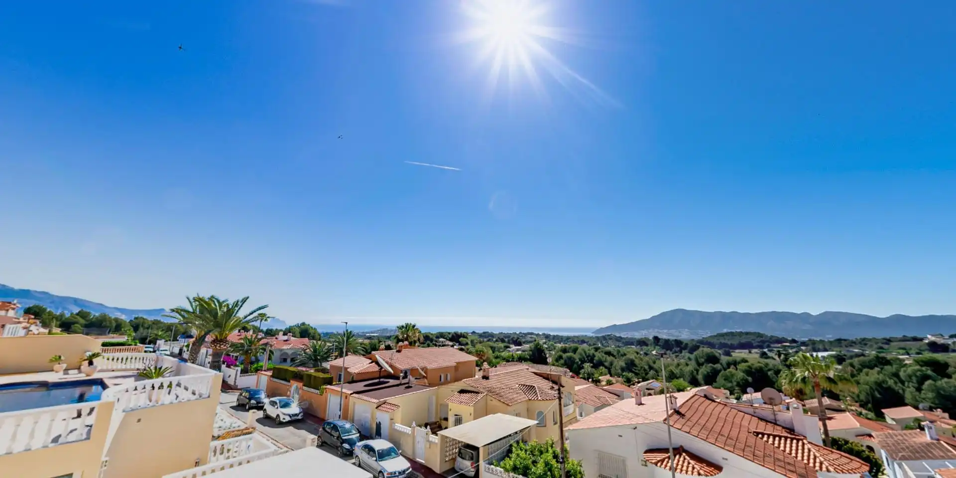 Exterior view of Houses for sale in L'Alfàs del Pi  with Private garden, Storage room and Swimming Pool
