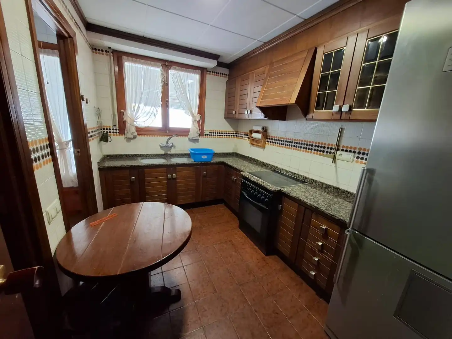 Kitchen of Flat for sale in Ontinyent  with Air Conditioner, Storage room and Balcony
