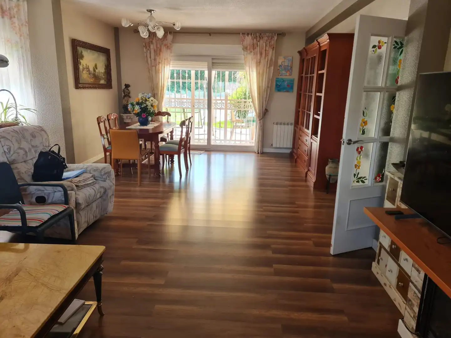 Living room of Houses for sale in Móstoles  with Heating, Private garden and Terrace