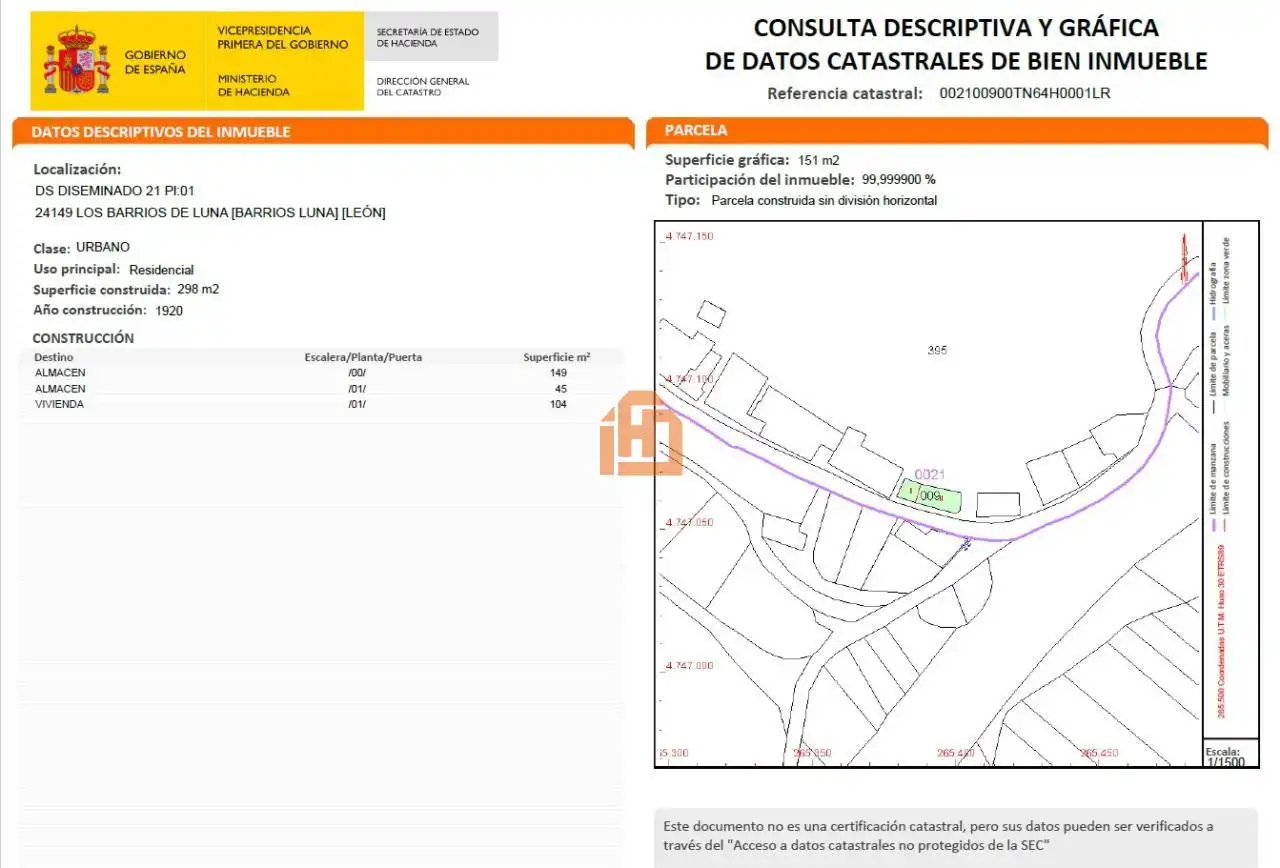 Casa o xalet en venda en Los Barrios de Luna 