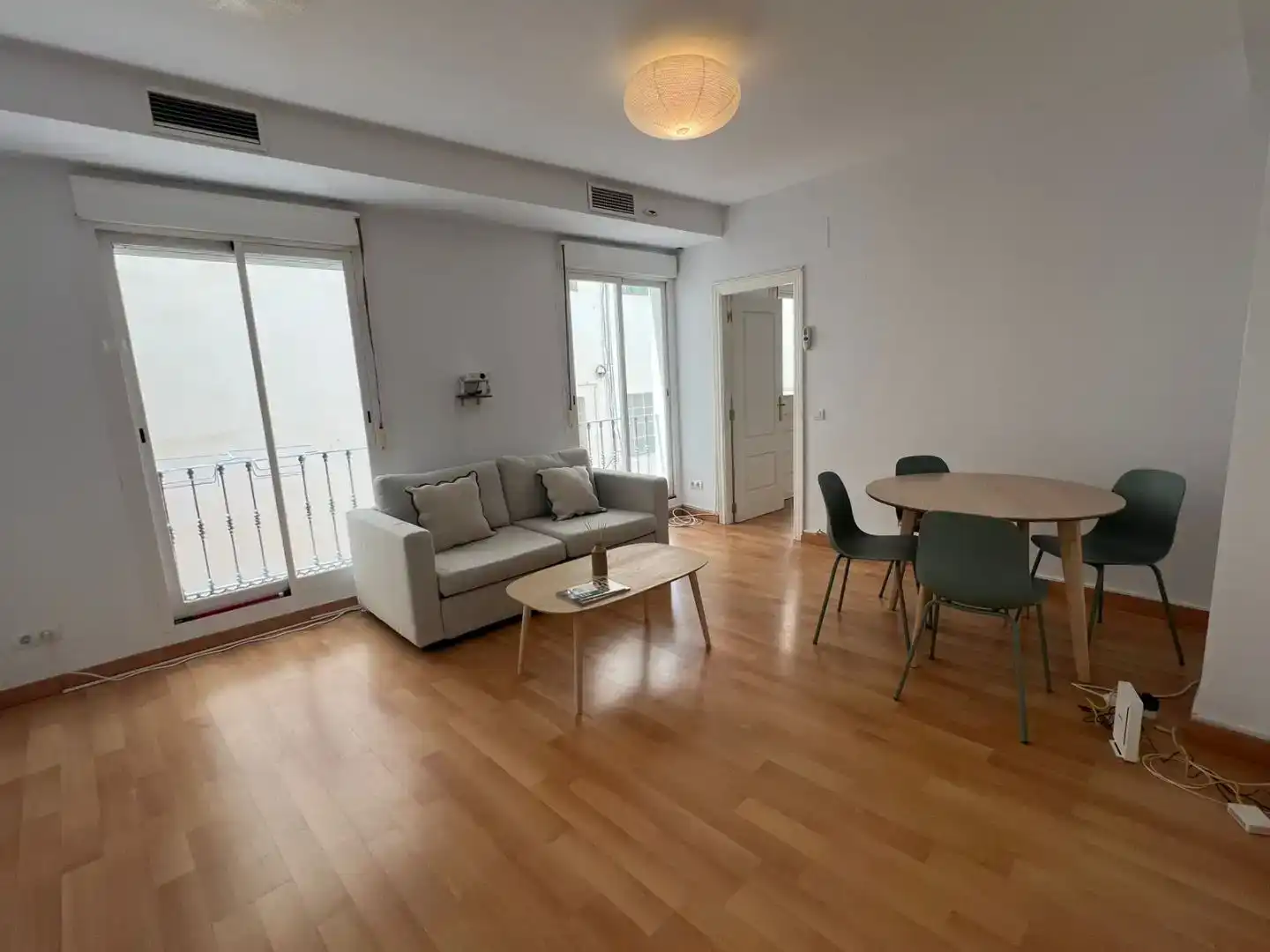 Wohnzimmer von Wohnung zur Miete in Málaga Capital mit Klimaanlage