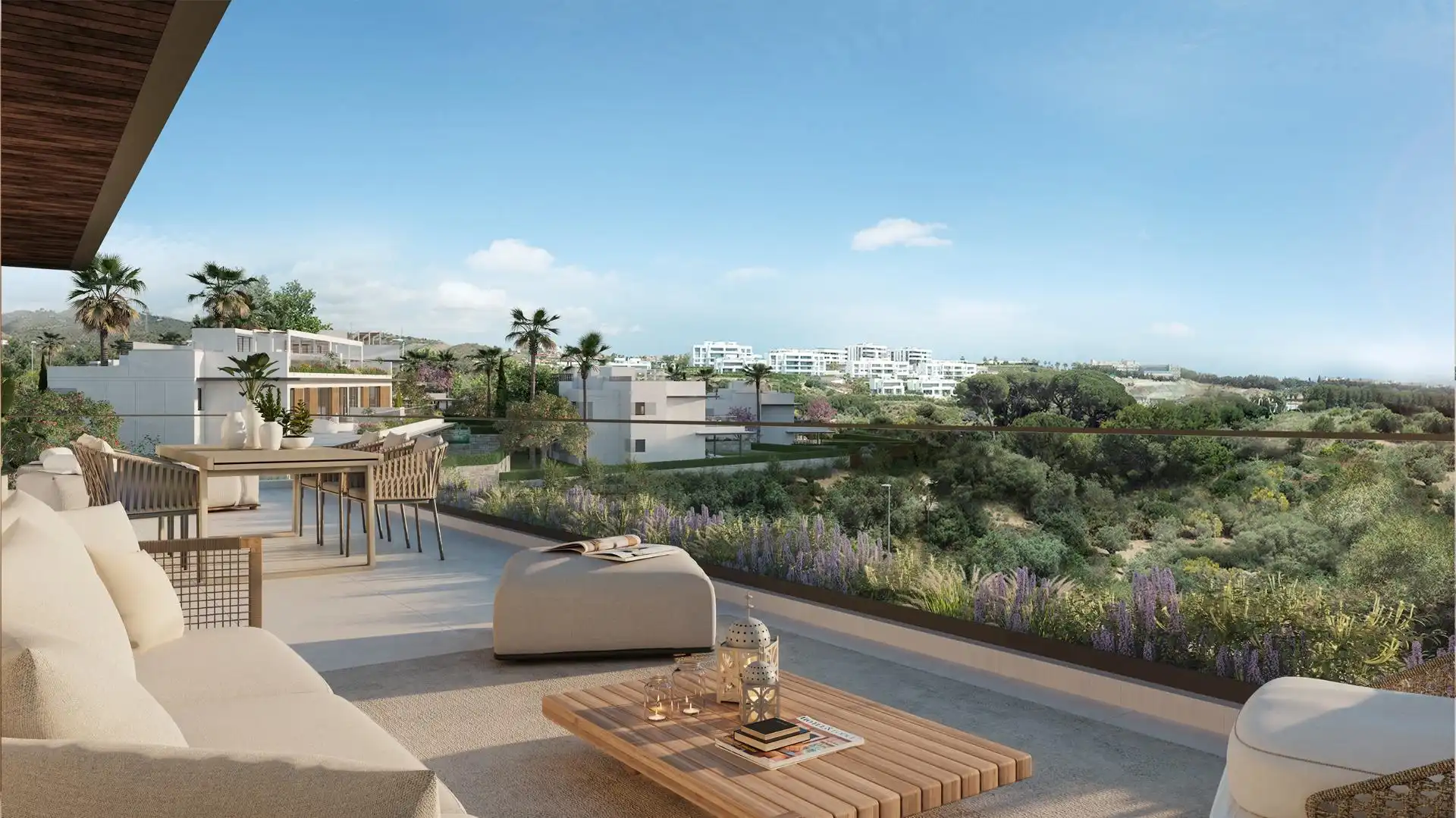 Terrace of Flat for sale in Marbella  with Air Conditioner, Heating and Private garden