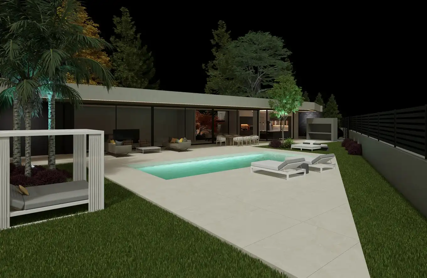 Swimming pool of Houses for sale in Villanueva de la Cañada  with Air Conditioner, Heating and Private garden