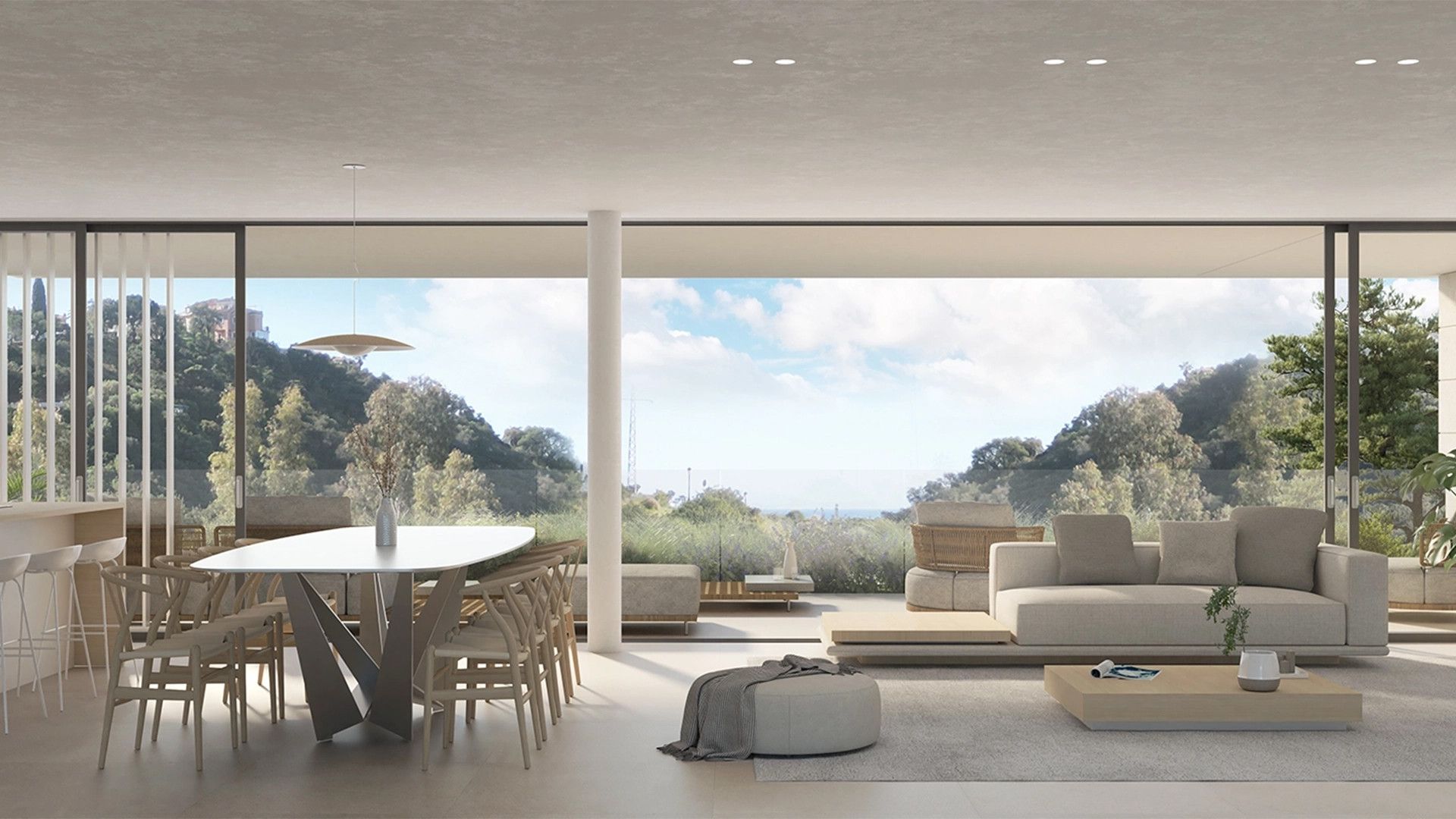Living room of Planta baja for sale in Marbella  with Air Conditioner, Private garden and Terrace