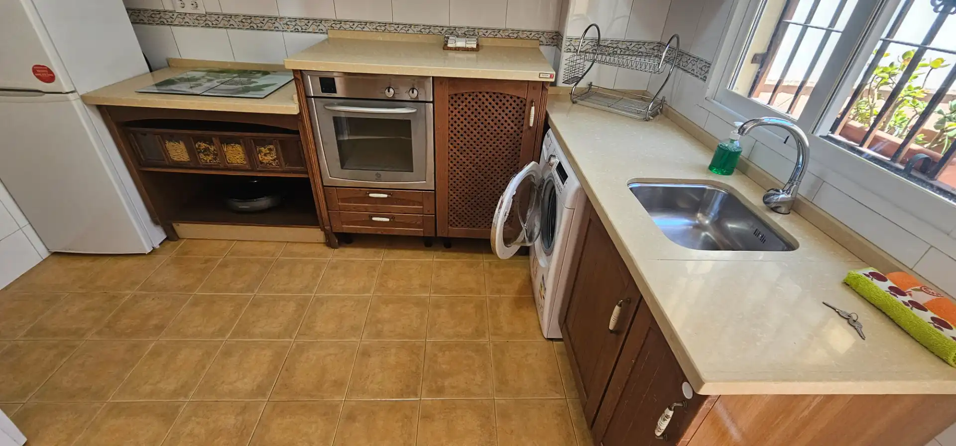 Cuina de Casa o xalet de lloguer en Maracena amb Moblat