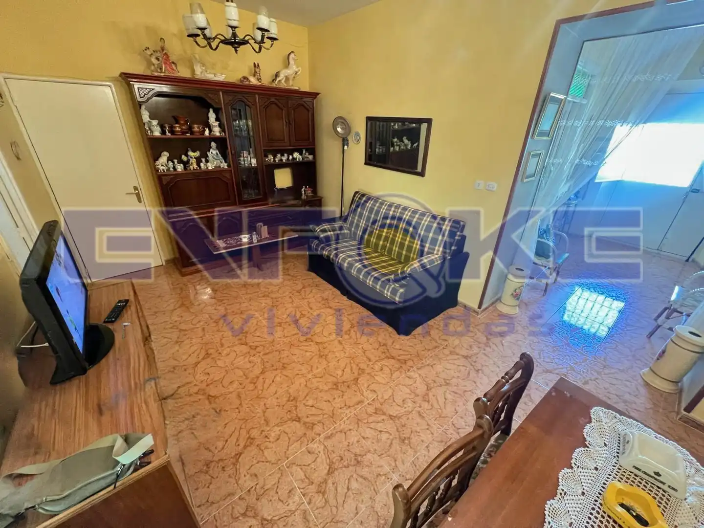 Sala de estar de Casa o chalet en venta en Benquerencia de la Serena con Terraza, Trastero y Amueblado