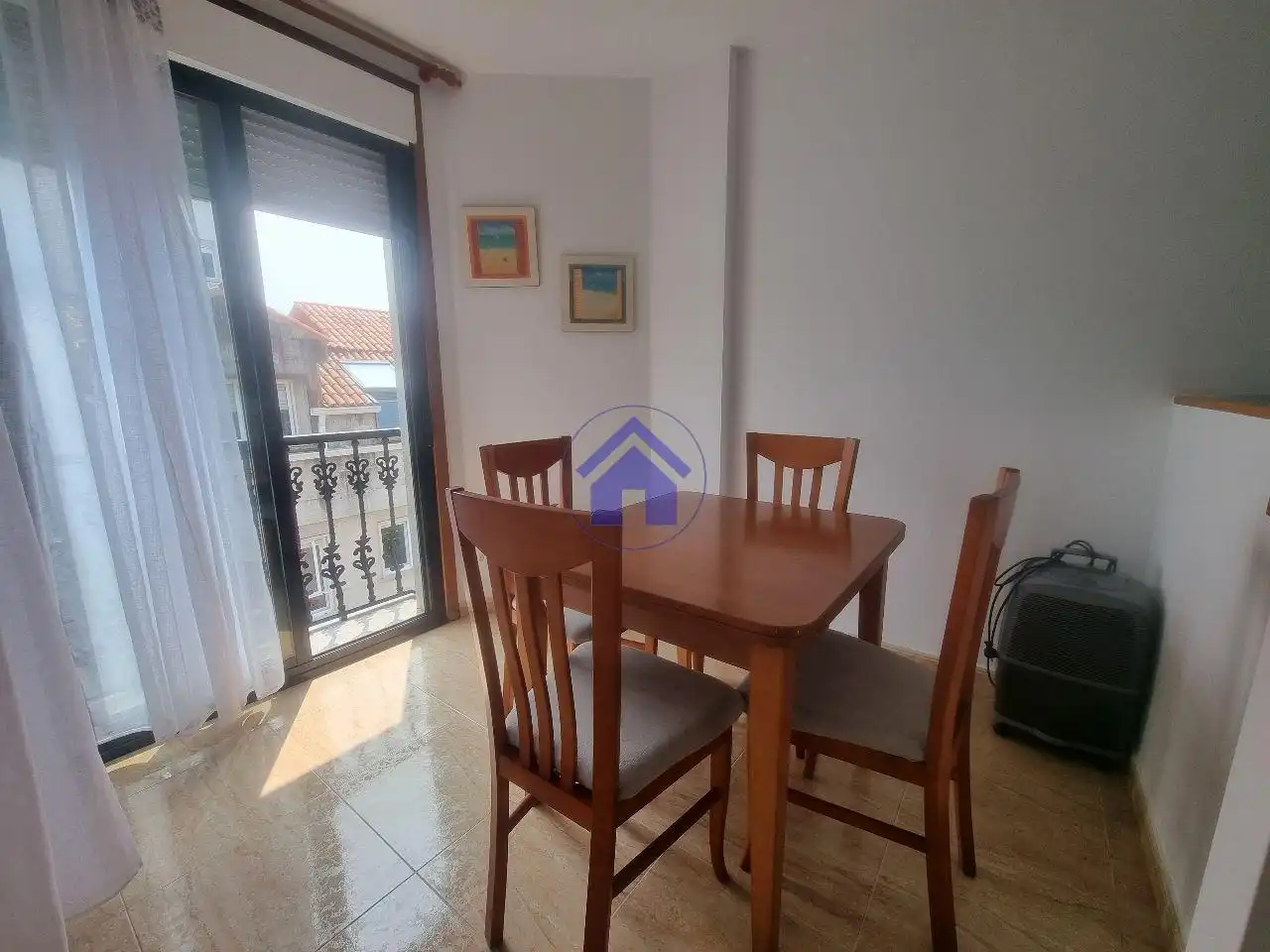 Comedor de Ático de alquiler en Pontevedra Capital  con Calefacción, Amueblado y Balcón