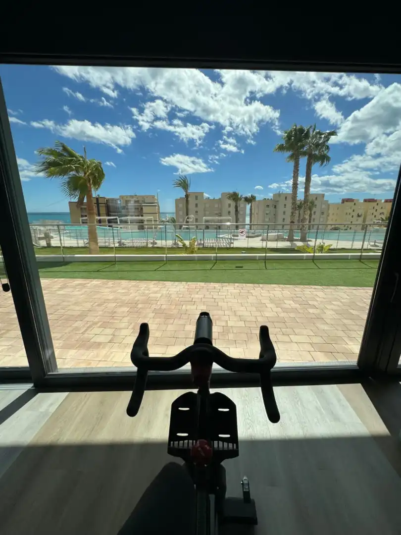 Terrace of Apartments for rent in Benidorm  with Air Conditioner, Heating and Private garden