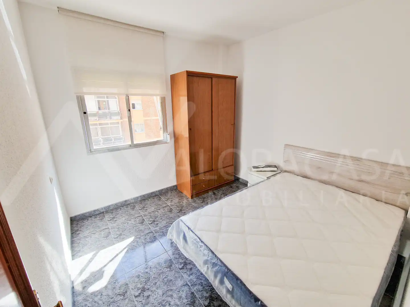 Bedroom of Flat for rent in Málaga  with Air Conditioner, Terrace and Furnished
