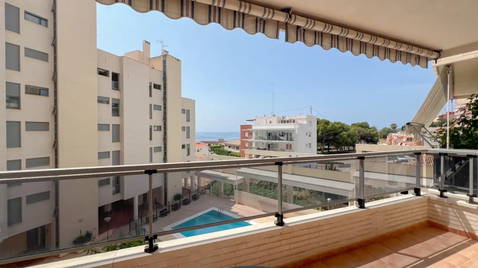 Terrassa de Apartament en venda en Calpe / Calp amb Calefacció i Piscina