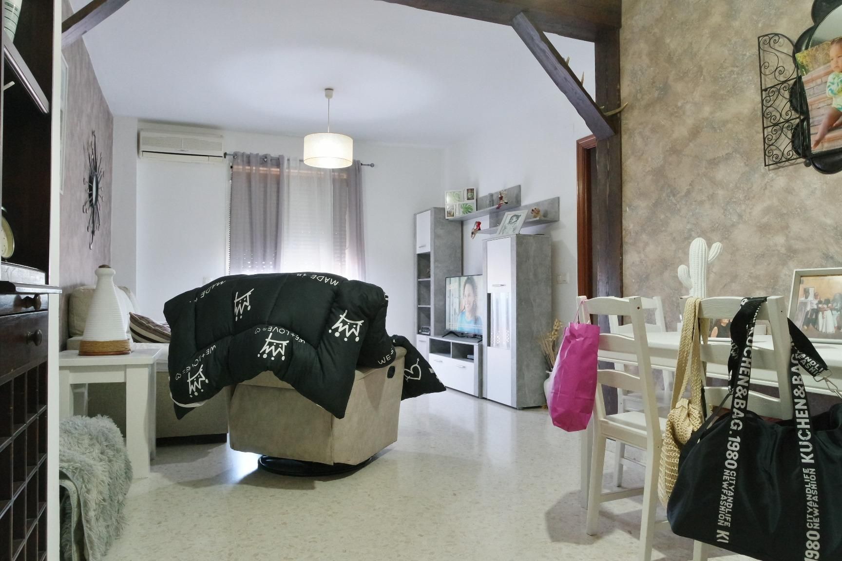 Sala d'estar de Pis en venda en Sanlúcar de Barrameda amb Aire condicionat i Terrassa
