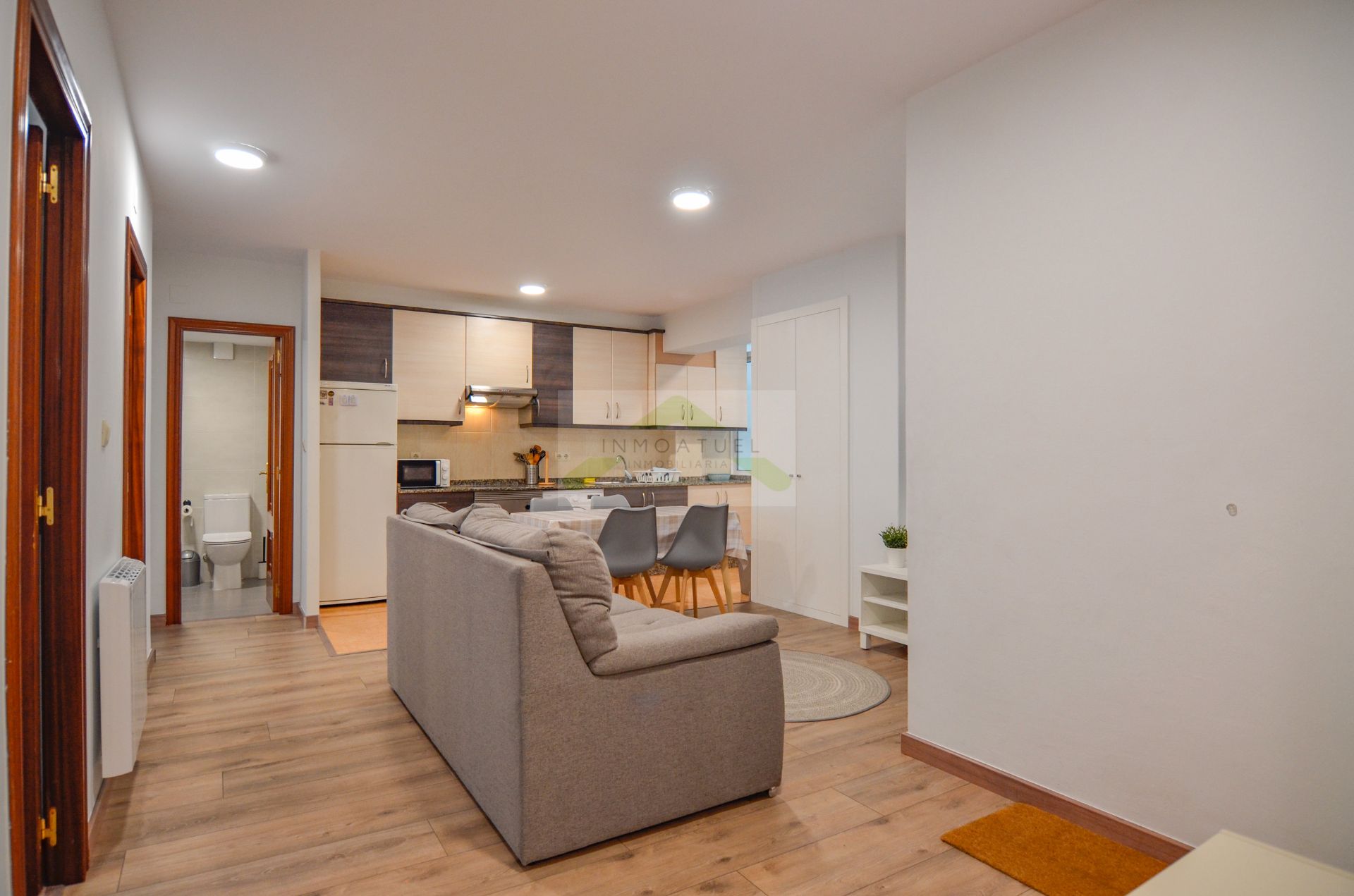 Living room of Flat for sale in A Coruña Capital   with Heating, Furnished and Oven