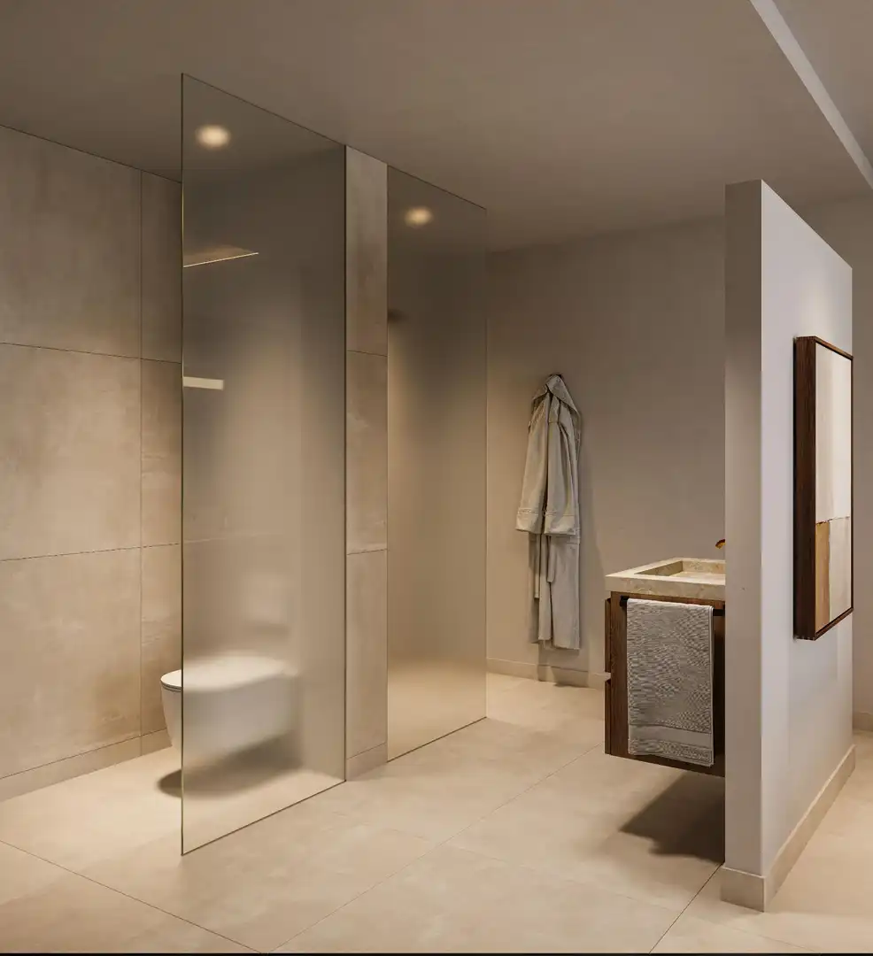 Bany de Apartament en venda en Pedreguer amb Calefacció, Jardí privat i Terrassa