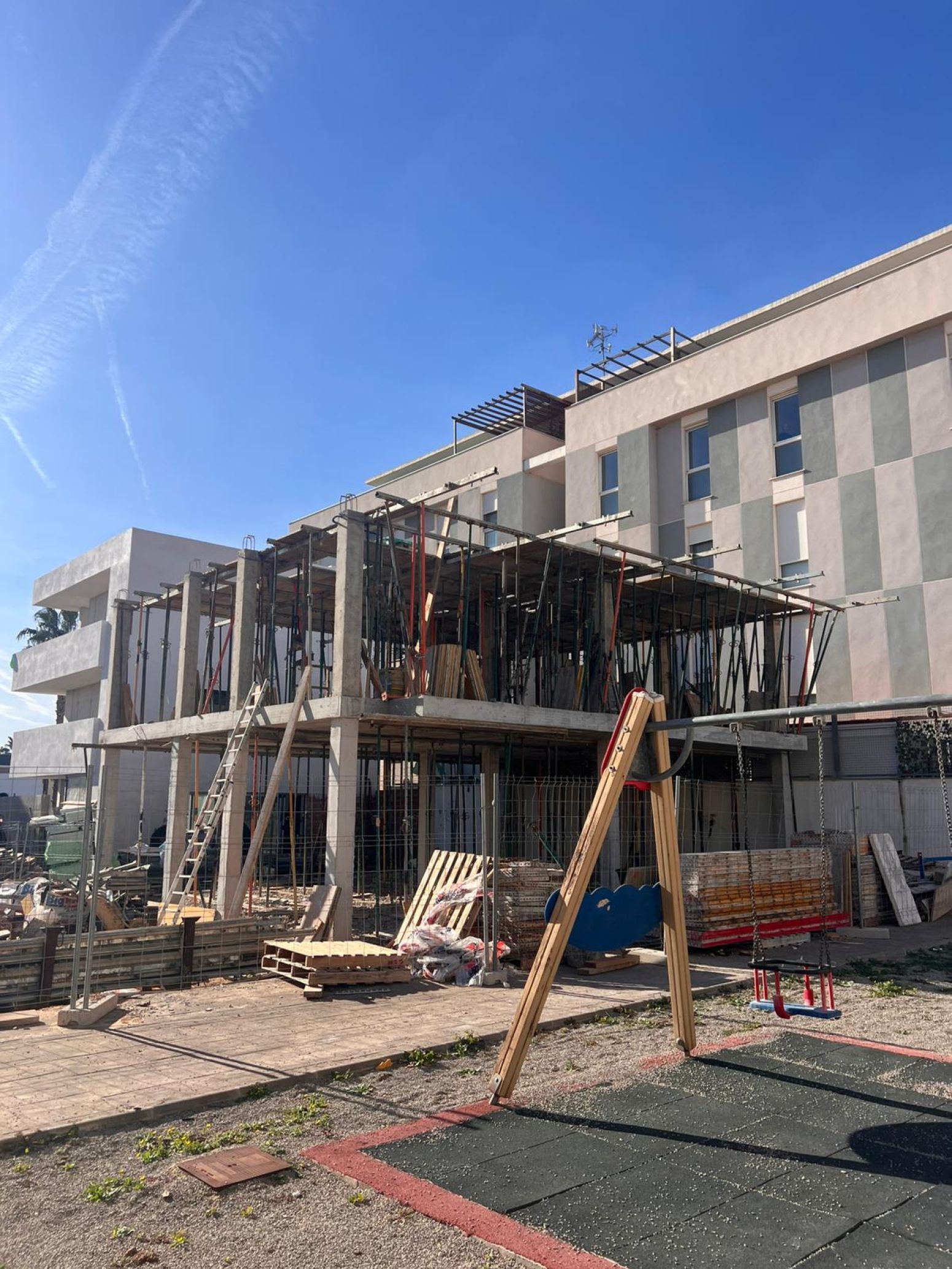 Exterior view of Single-family semi-detached for sale in Albalat dels Sorells  with Air Conditioner, Heating and Private garden