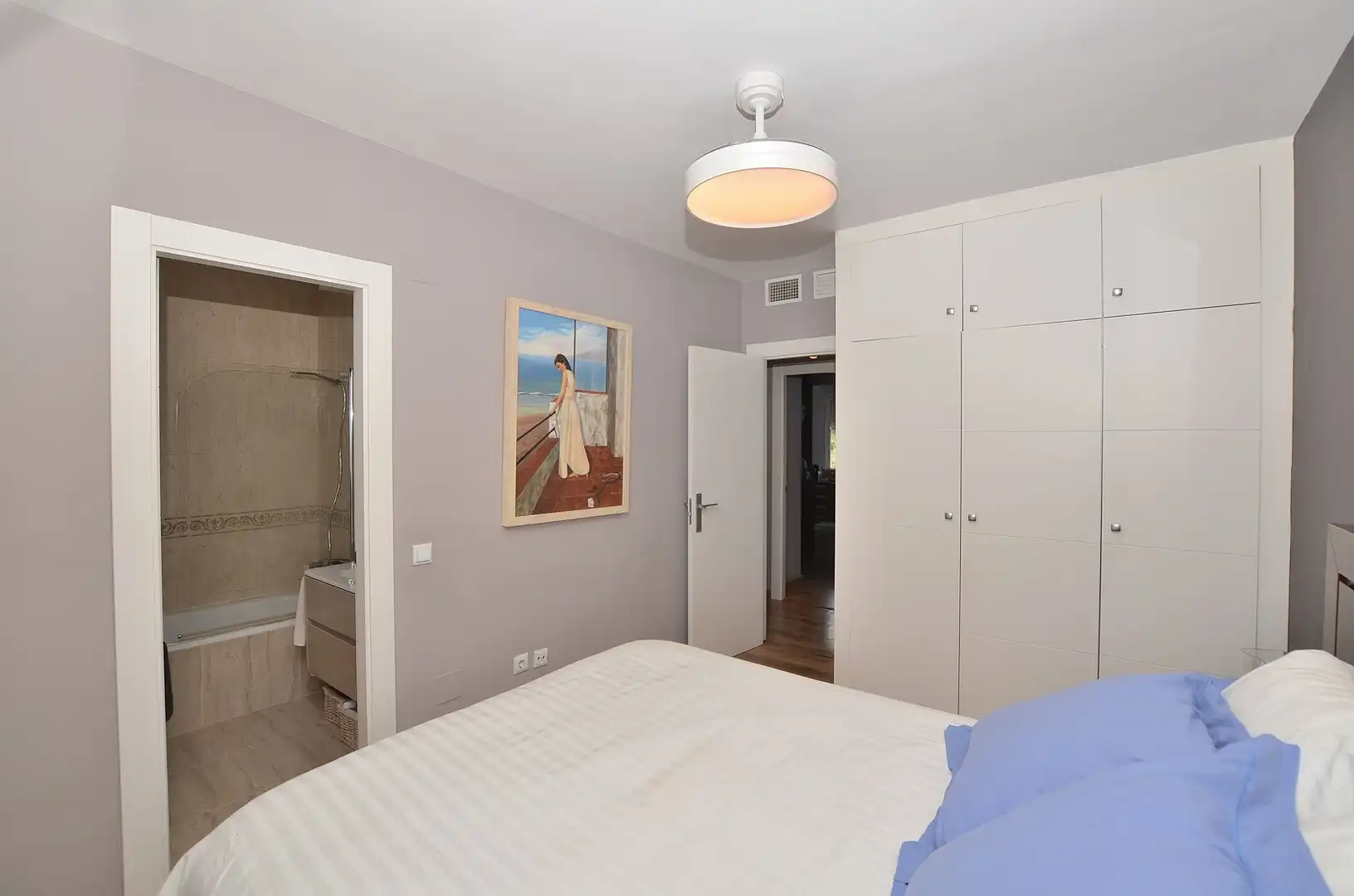 Bedroom of Attic for sale in Benalmádena  with Air Conditioner, Parquet flooring and Terrace