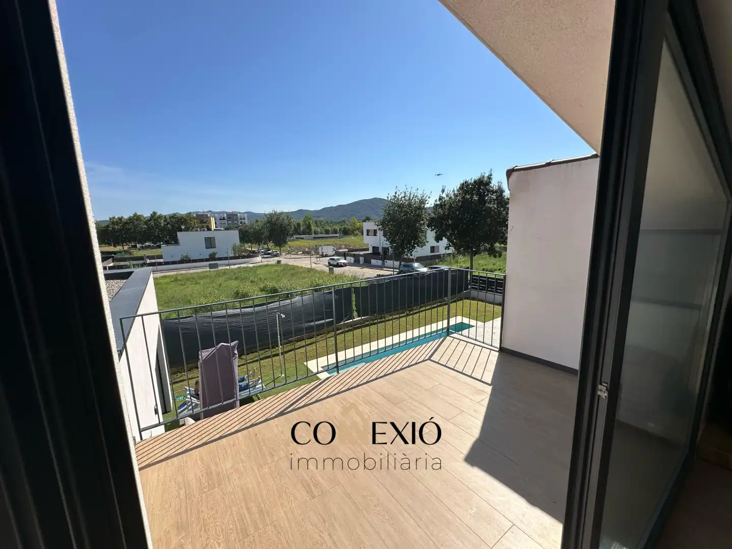 Terraza de Casa o chalet en venta en Medinyà con Aire acondicionado, Calefacción y Jardín privado