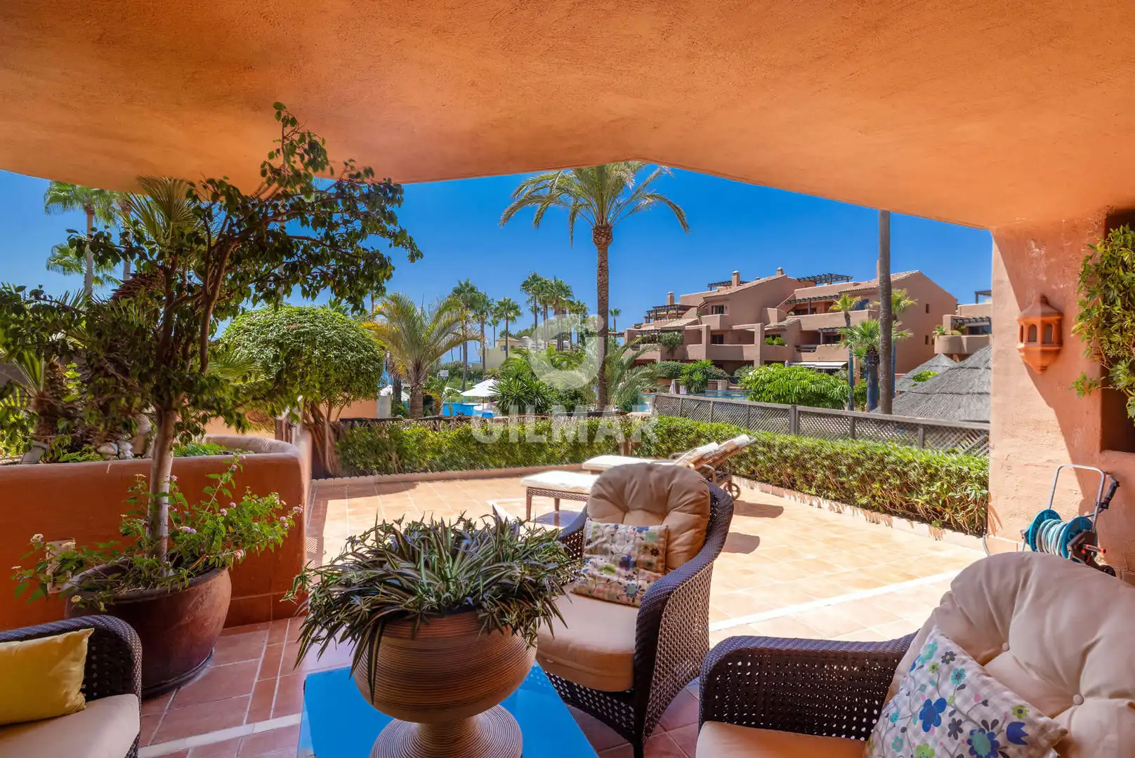 Jardín de Planta baja en venta en Estepona con Calefacción, Jardín privado y Trastero