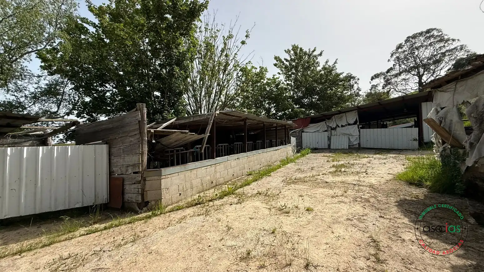 Exterior view of Industrial buildings for sale in Siero
